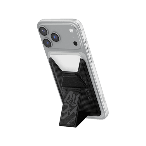 SkinArma Kado Phantom Wallet Mag-Charge Card Holder With Grip Stand - Black