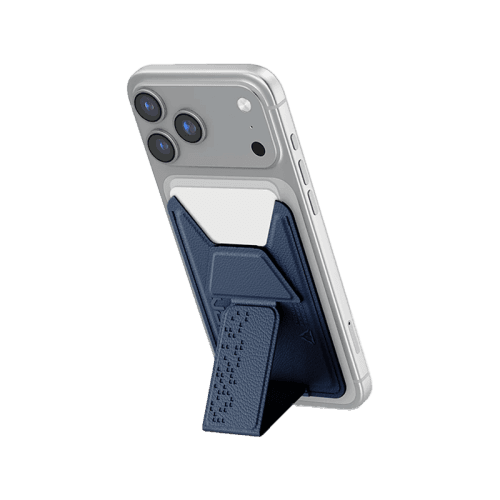 SkinArma Kado Haxa Wallet Mag-Charge Card Holder With Grip Stand - Blue