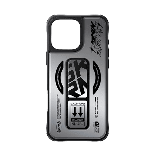 SkinArma Kira Kobai MagSafe Case With Grip Stand for iPhone 16 Pro Max - Chrome