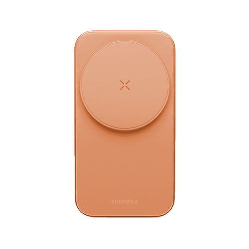 Energea MagTrio2 3 in 1 Foldable Magnetic Fast Wireless Charger - Orange