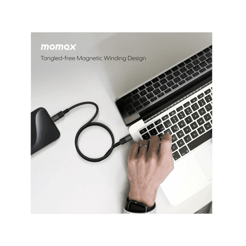 Momax Mag Link USB-C to USB-C Magnetic Cable 100W 1m - Blue