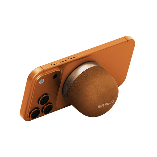 Energea MagAudio Go Portable Magsafe Speaker With Lanyard - Orange