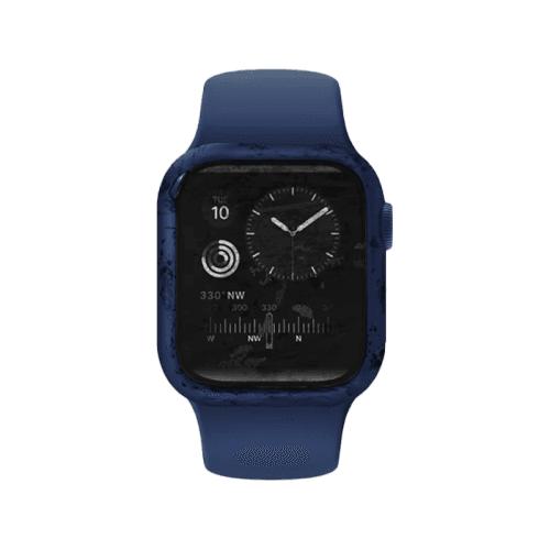 Uniq Nautic Case Tempered Glass Screen Protection for Apple Watch 45mm - Dove Clear