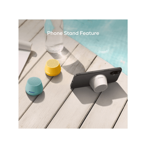 Momax One-Vibe Go Magnetic Portable True Wireless Speaker - Black