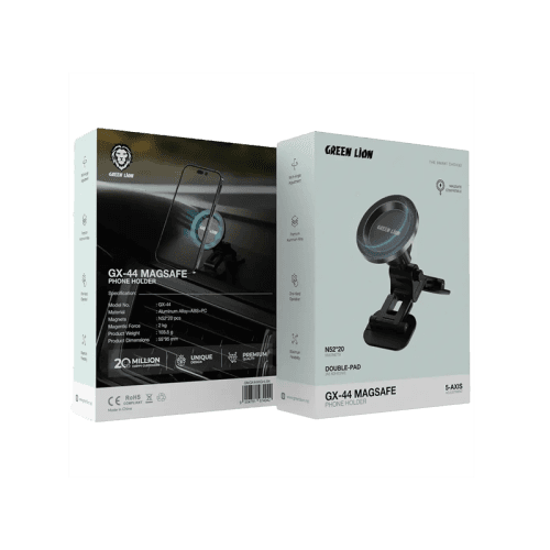 Green Lion GX-44 MagSafe Phone Holder - Black