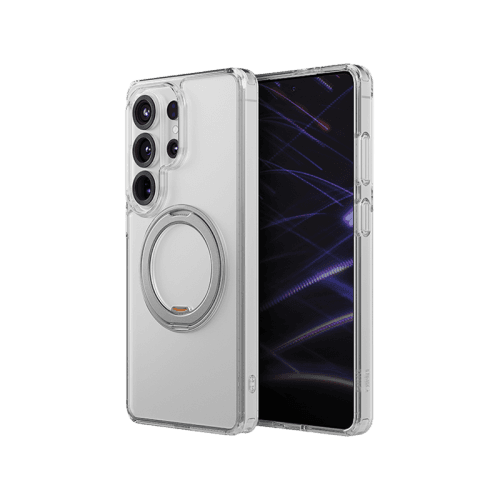 Uniq Hybrid Swivix With 360 Rotating Kickstand MagSafe Case for Samsung Galaxy S26 Ultra - Lucent Clear