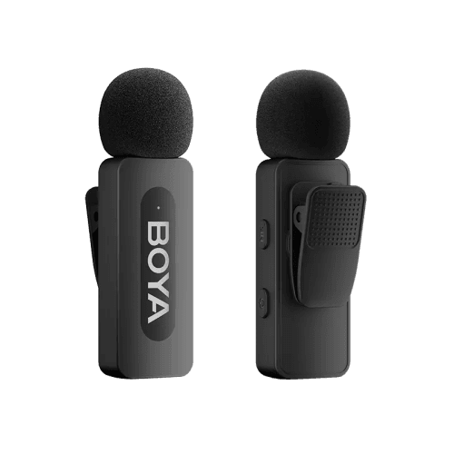 Boya BY-V3 2.4Ghz Wireless Micorphone for Lightning Device (2TX+1RX) -Black