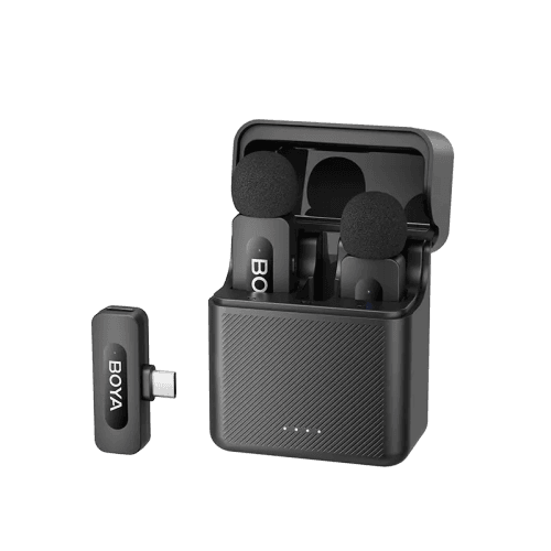 Boya BY-V30 2.4Ghz Wireless Micorphone for USB-C Device (2TX+1RX) - Black