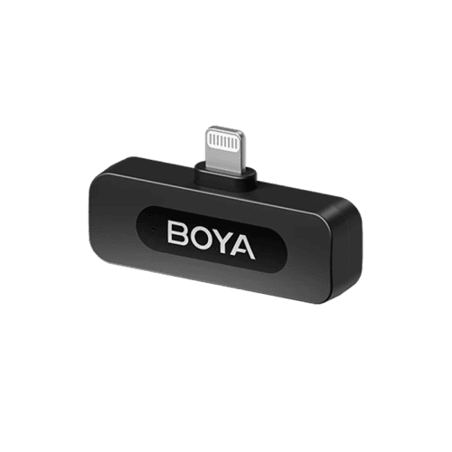Boya BY-V2 2.4Ghz Wireless Micorphone for Lightning Device (2TX+1RX) -Black