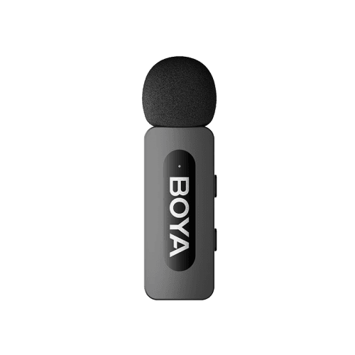 Boya BY-V2 2.4Ghz Wireless Micorphone for Lightning Device (2TX+1RX) -Black