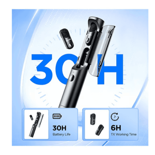 Boya Magic-05 Wireless Microphone With Ai Noise Cancellation USB-C Connector (2TX+1RX) - Black
