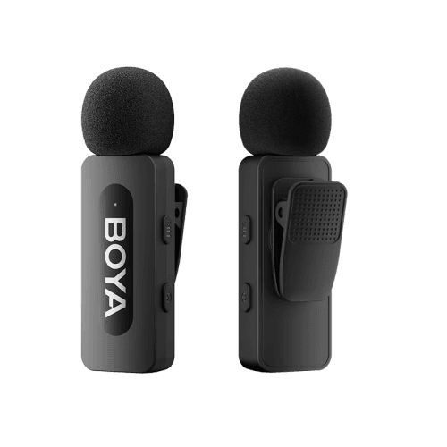 Boya BY-V1 2.4Ghz Wireless Micorphone for Lightning Device (1TX+1RX) -Black