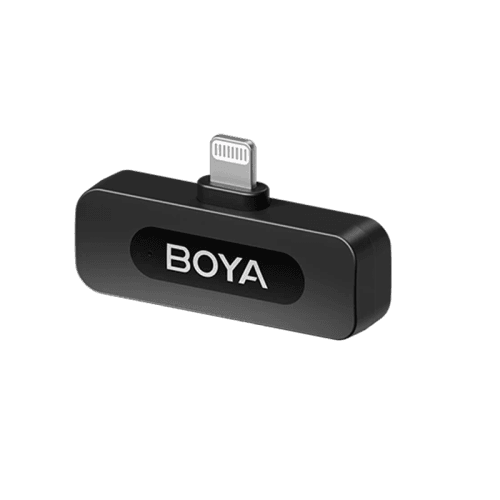 Boya BY-V1 2.4Ghz Wireless Micorphone for Lightning Device (1TX+1RX) -Black