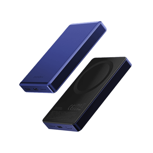 Energea AluPac Ultra Light Aluminum MagSafe 10000mAh Power Bank - Indigo Blue