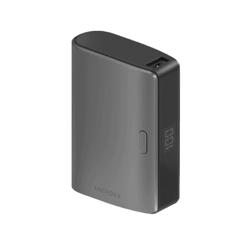 Energea compac USB-A + USB-C PD 35W 10000mAh Power Bank - Gunmetal