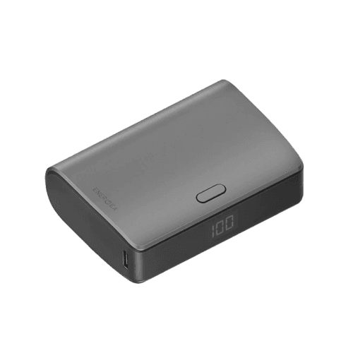 Energea compac USB-A + USB-C PD 35W 10000mAh Power Bank - Gunmetal