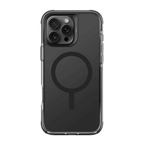 Uniq Hybrid Combat MagSafe Case for iPhone 16 Pro - Carbon Black