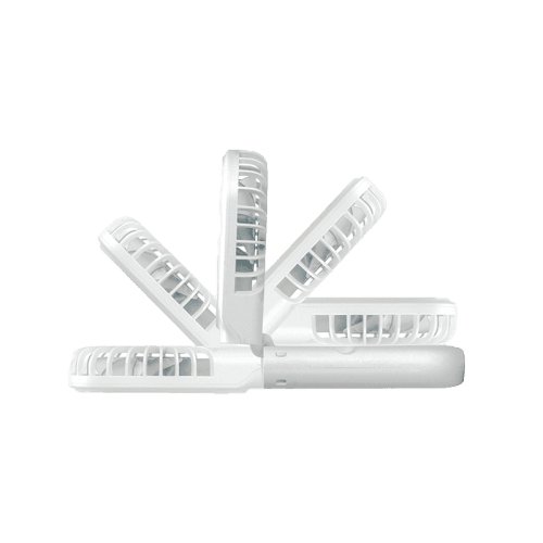 Torrii Cool Foldable Neck Fan with 3000mAh Powerbank - White