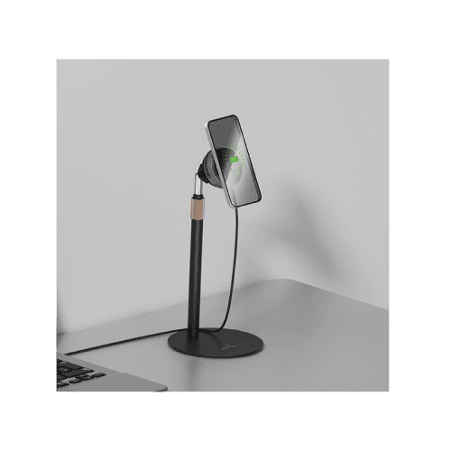 Smart AirDuo Qi2 25W Wireless Charging Holder (Desktop + Car) - Black