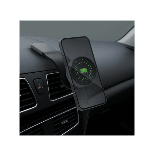 Smart AirDuo Qi2 25W Wireless Charging Holder (Desktop + Car) - Black