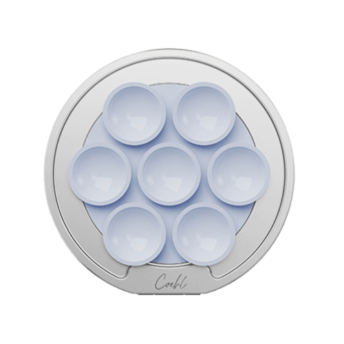 Uniq Coehl Luna Magnetic Suction Kickstand With Mirror - Dewdrop Blue