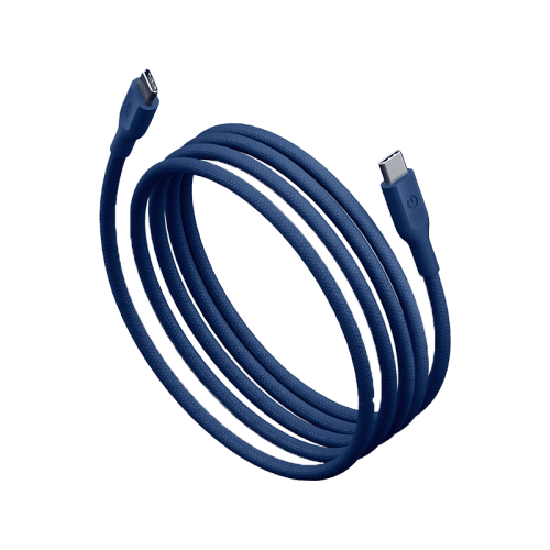 Energea Flow 480mbps USB-C to USB-C 60W Cable 1.5M - Indigo Blue