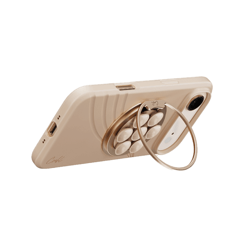 Uniq Coehl Luna Magnetic Suction Kickstand With Mirror - Milk Sand