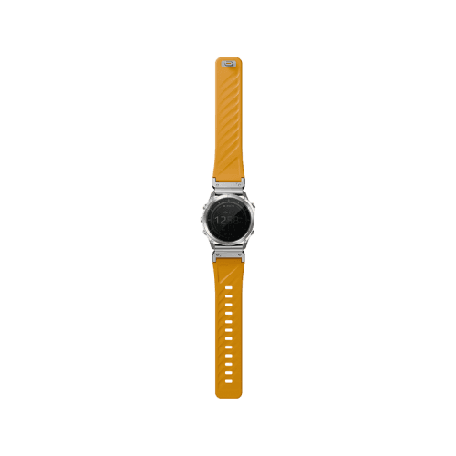 Uniq Fluo Magnetic Smart Watch Strap with Removable Connector For Garmin Watch 26mm Lug - Pale Orange