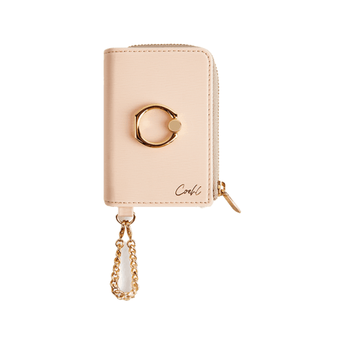 Uniq Coehl Mirelle Magnetic Wallet with Wrist Strap- Shell Pink