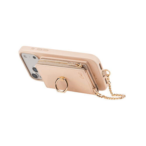 Uniq Coehl Mirelle Magnetic Wallet with Wrist Strap- Shell Pink