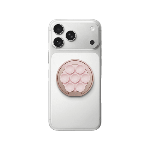 Uniq Coehl Luna Magnetic Suction Kickstand With Mirror - Cloud Pink