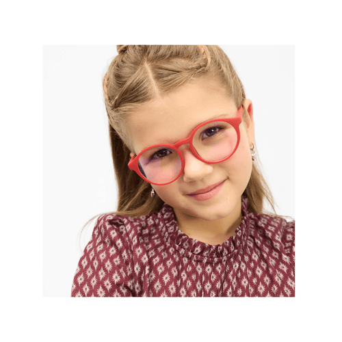 Barner Le Marais Kids Screen Glasses 5-12 Years - Ruby Red