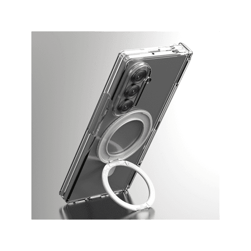Araree Nukin 360 Magsafe Stand Case With Hinge Protection For Samsung Galaxy Z Fold 7 - Clear