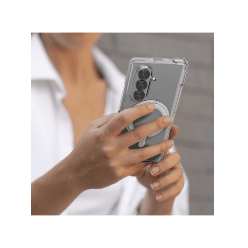Araree Nukin 360 Magsafe Stand Case With Hinge Protection For Samsung Galaxy Z Fold 7 - Clear