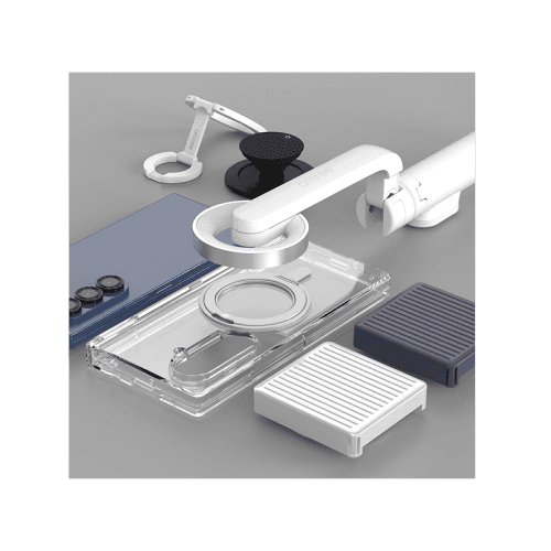 Araree Nukin 360 Magsafe Stand Case With Hinge Protection For Samsung Galaxy Z Fold 7 - Clear