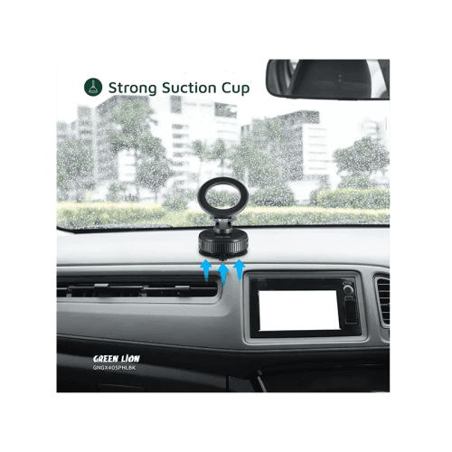 Green Lion GX-40 MagSafe Suction Phone Holder - Black