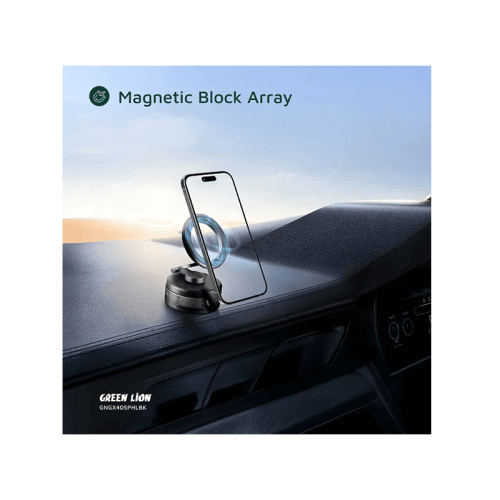 Green Lion GX-40 MagSafe Suction Phone Holder - Black