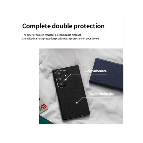 Araree Bonnet Diary Stand Wallet Case for Galaxy S26 Ultra - Black