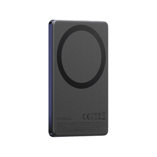 Energea AluPac Mini Aluminum MagSafe 5000mAh Power Bank - Indigo Blue
