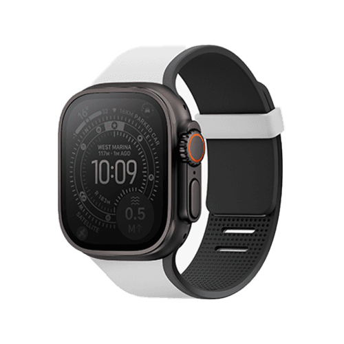 Uniq Revix IV Reversible Magnetic Strap For Apple Watch 49/46/45/44mm - Mist Grey/ Black
