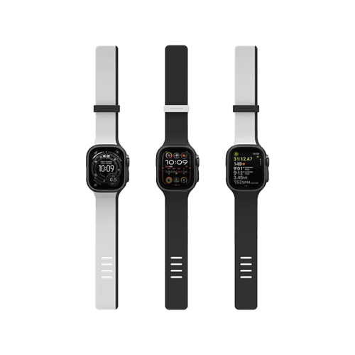 Uniq Revix IV Reversible Magnetic Strap For Apple Watch 49/46/45/44mm - Mist Grey/ Black