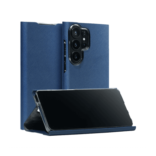 Araree Bonnet Diary Stand Wallet Case for Galaxy S26 Ultra - Ash Blue