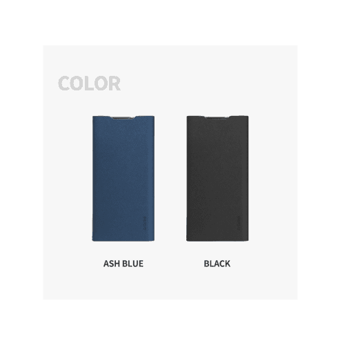 Araree Bonnet Diary Stand Wallet Case for Galaxy S26 Ultra - Ash Blue