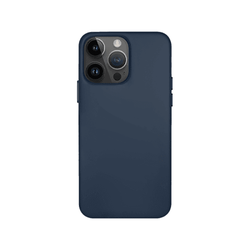 Smart Premium Silicone Magnetic Case for iPhone 14 Pro - Blue