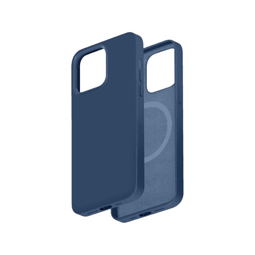 Smart Premium Silicone Magnetic Case for iPhone 14 Pro - Blue