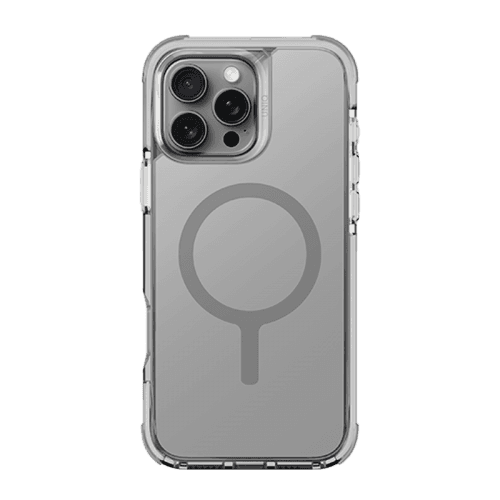 Uniq Hybrid Combat MagSafe Case for iPhone 16 Pro - Stone Grey