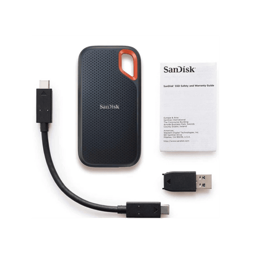 SanDisk Extreme Portable SSD 2TB External Hard Drive - Black