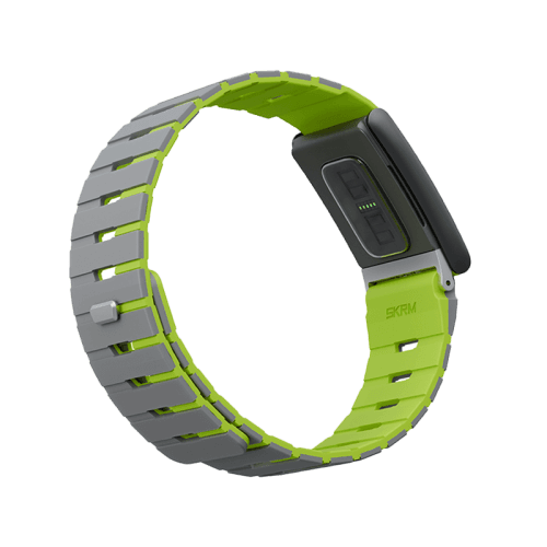 SkinArma Gemini Magnetic Watch Band for Whoop 5.0 - Lime Green