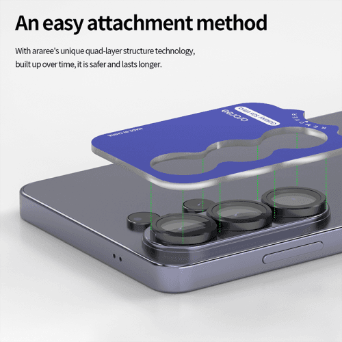 Araree C-Subcore Metal Ring Camera Lens Protector for Samsung Galaxy S26 Ultra - Clear