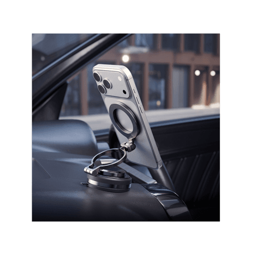 Energea Magmount Flex Quad Axis Magsafe (Dashboard / Windscreen) Phone Holder - Gunmetal